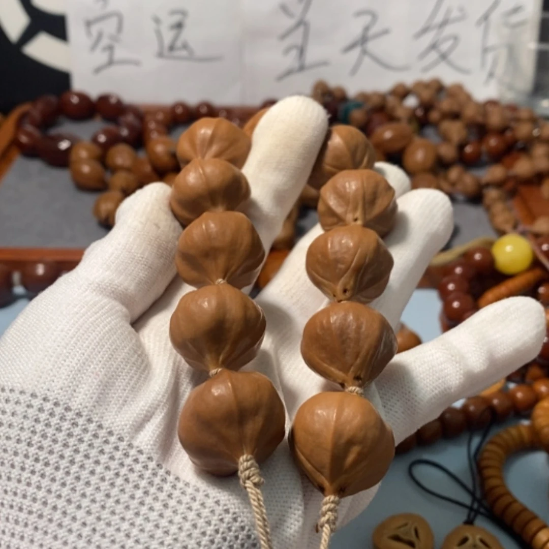 【闪购商品】橄榄核手串启*录4222精品百万水晶核