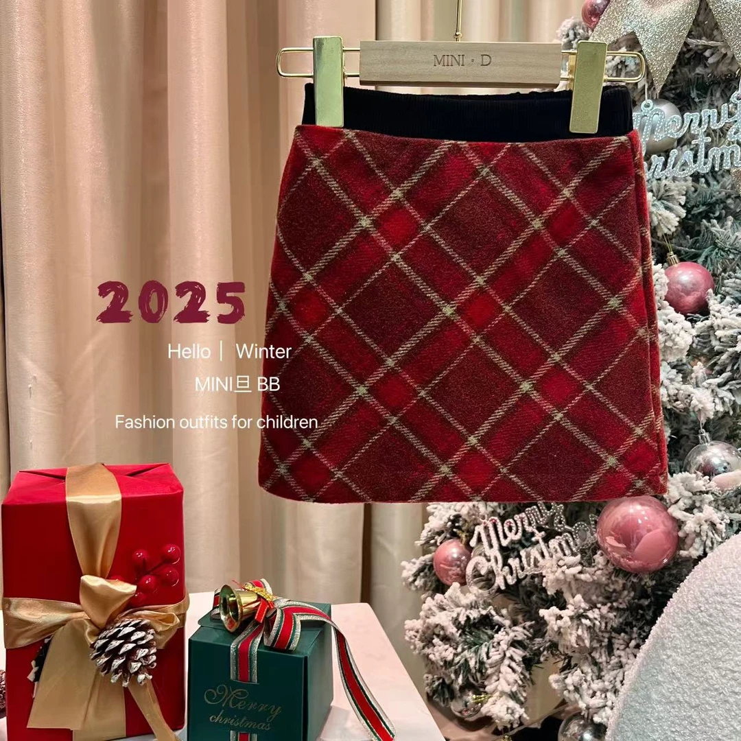 洋气百搭格子短裙