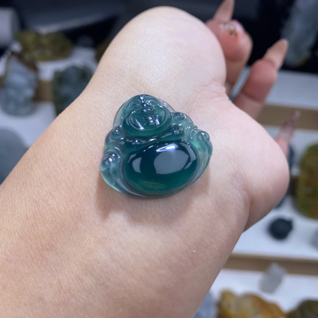 天然翡翠a货佛公