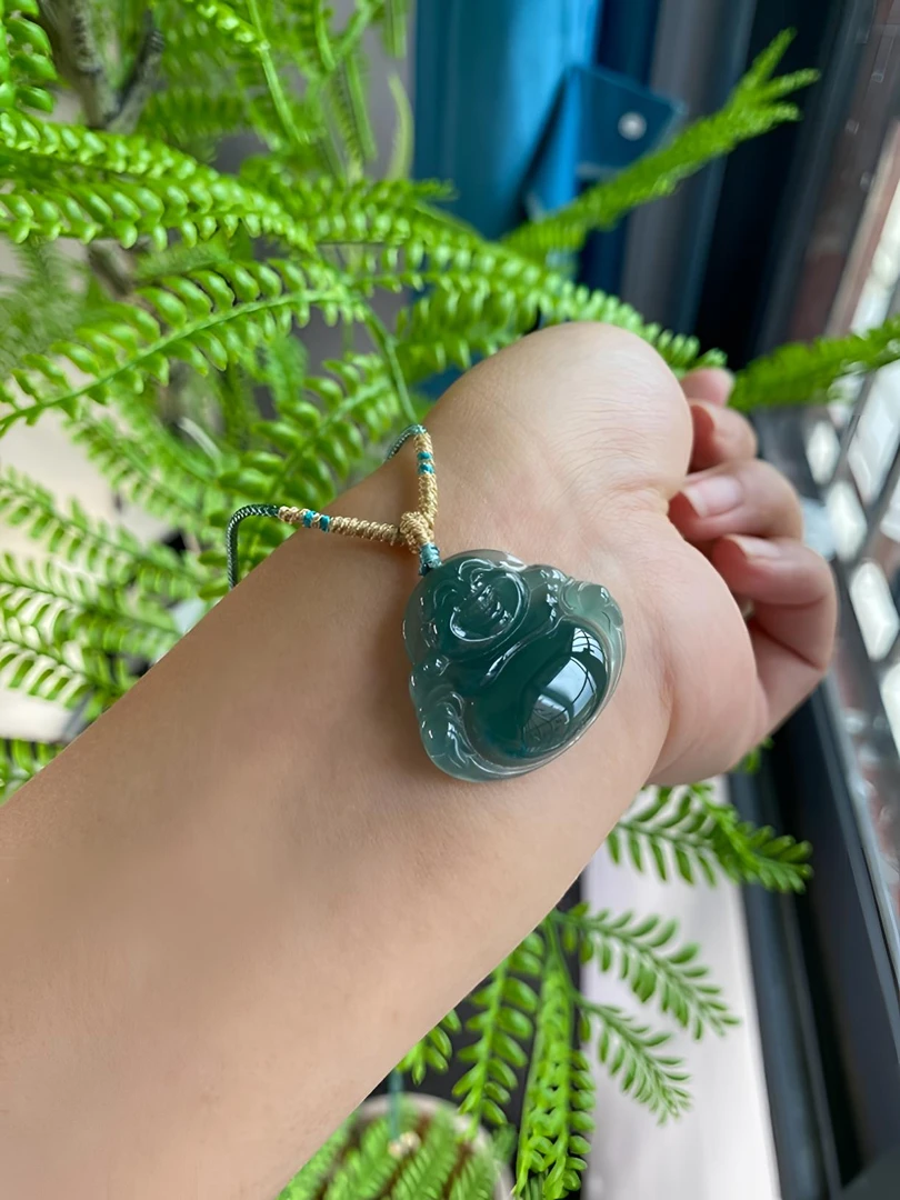 天然翡翠a货佛公