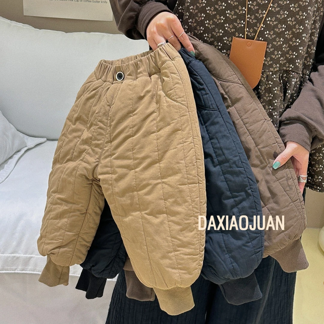 【大小卷】冬季新品童装夹棉休闲裤-39568