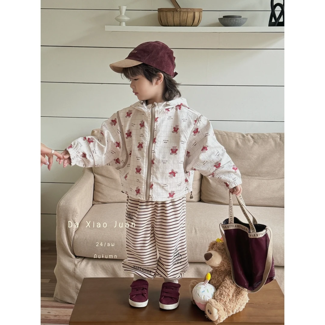 【大小卷】秋季新款条纹休闲裤-39512