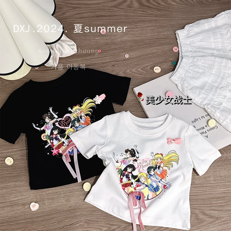 【大小卷】美少女短袖T-32189