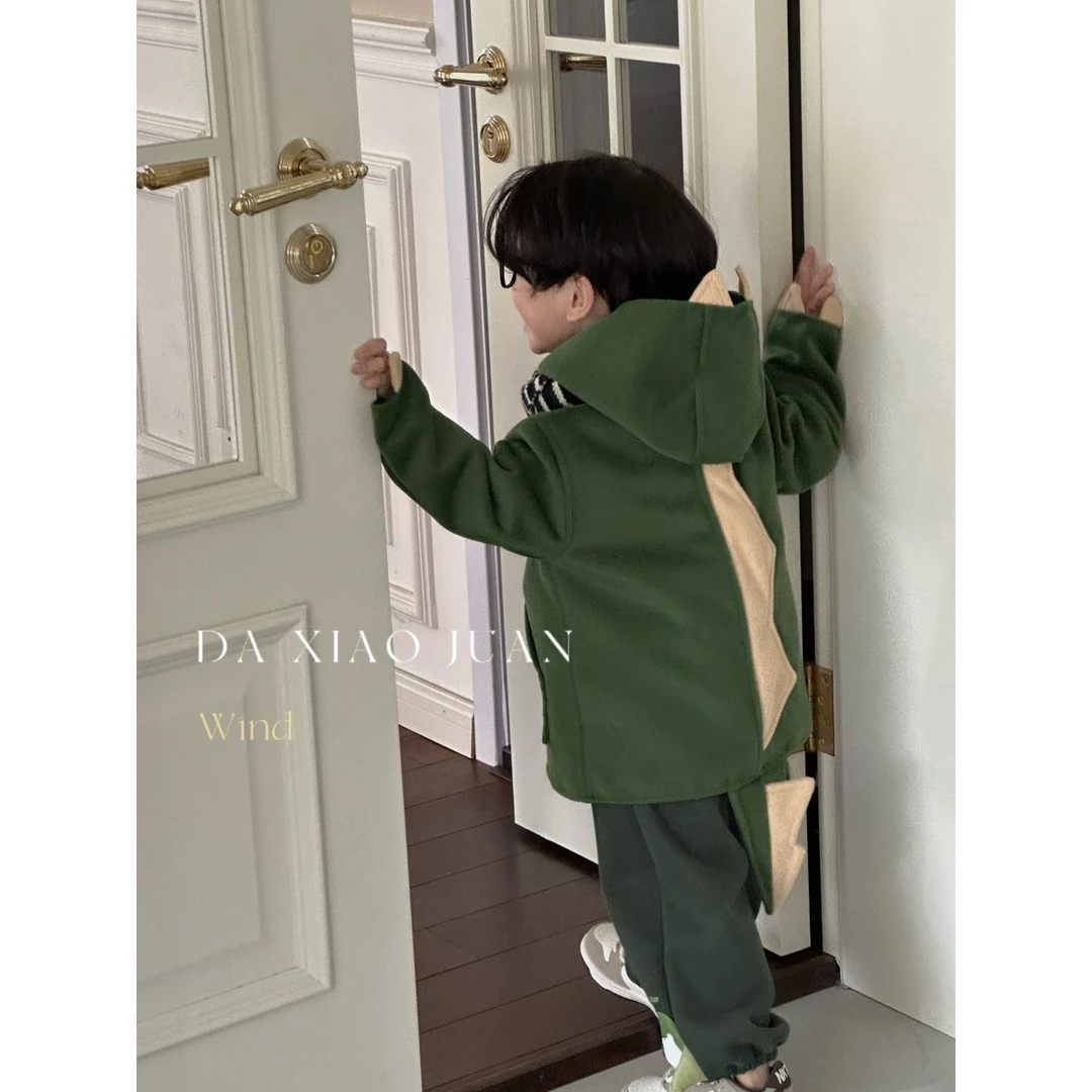 现货【大小卷】新品童装恐龙外套-202379