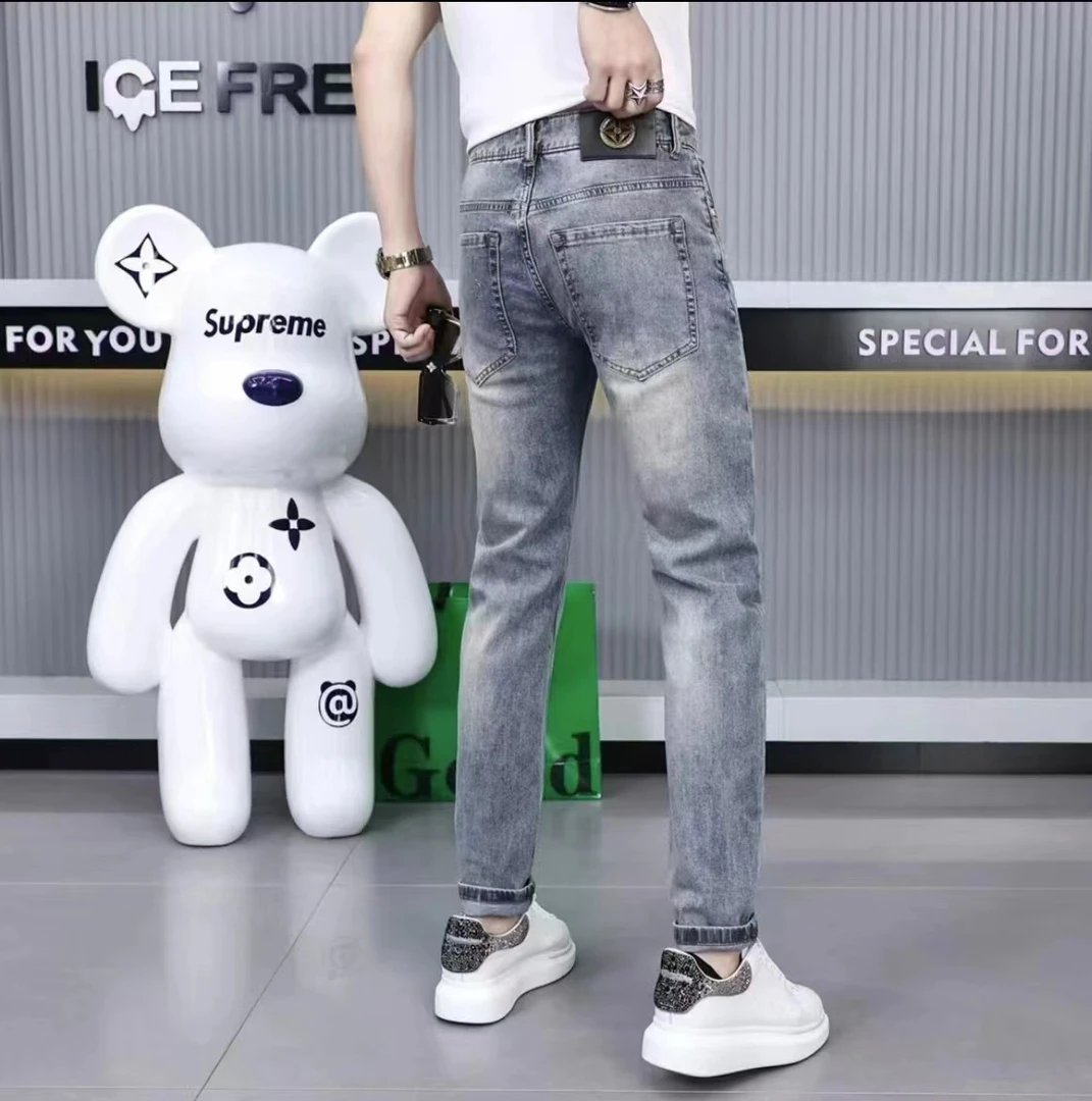 【高货孤品】断码时尚牛仔裤修身牛仔裤男士个性百搭