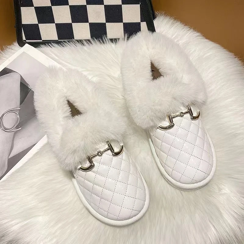 毛毛鞋冬季棉鞋女防滑女冬季时尚雪地靴