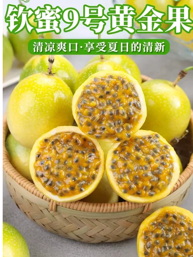 【特大果】广西钦蜜百香果新鲜自种当天采摘产地多汁爆汁饱满农家