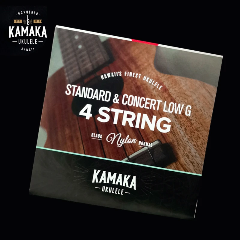 Kamaka 卡马卡  23寸/26寸尤克里里 琴弦黑胶黑色琴弦 LOW G琴弦