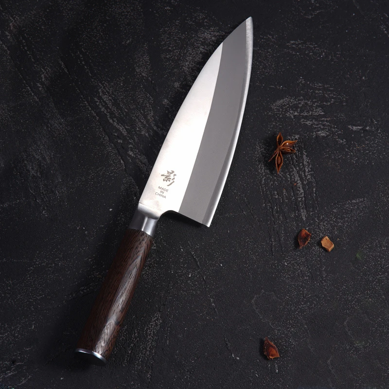 《影》日式刺身 7CR15MOV水果刀钢芯60±HRC日式鱼头刀