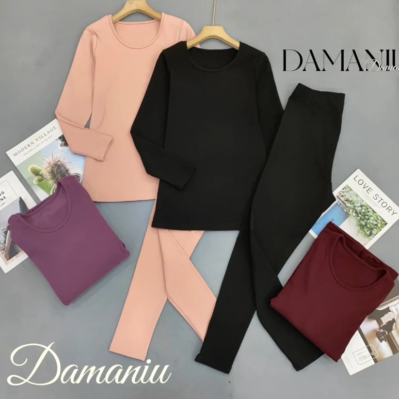 D·B大宝定制款精品德绒保暖打底套装 S8826