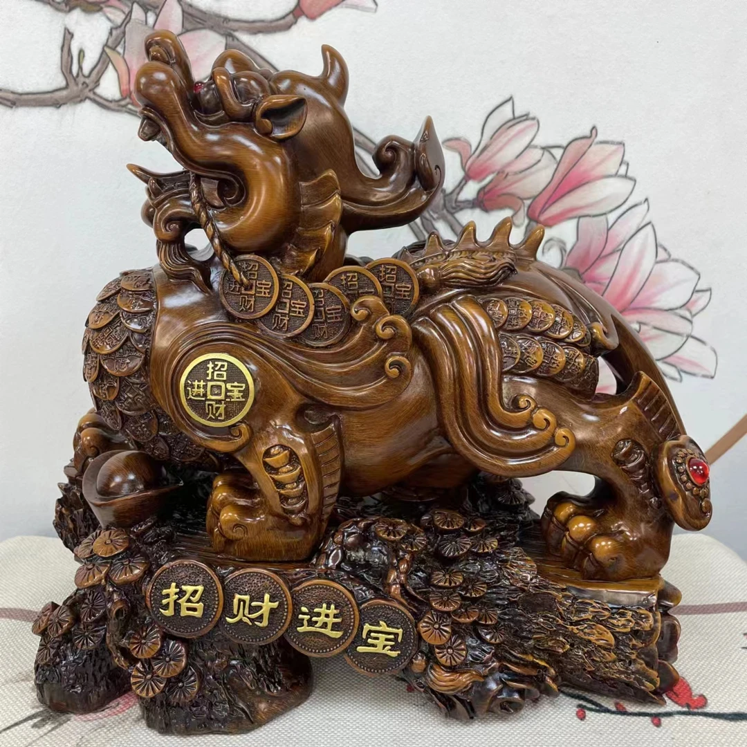 招财貔貅长28高28摆件客厅家居玄关前台收银台店铺开业送礼办公室