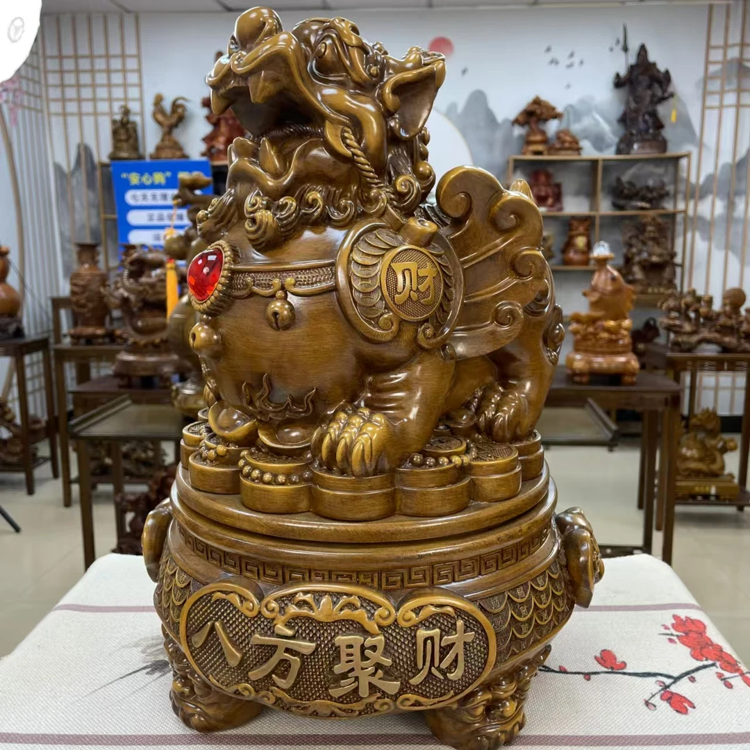 旋转貔貅长20高29招财摆件家居客厅玄关前台桌面送礼创意新店开业