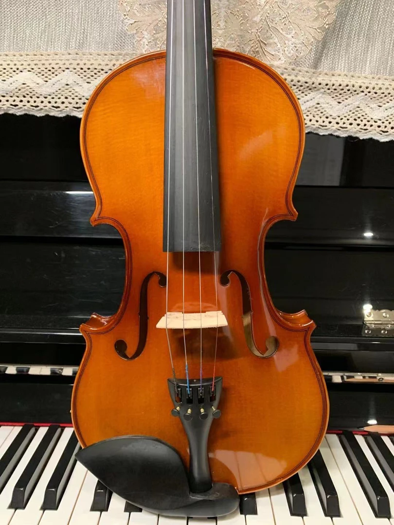 小提琴4.4 微瑕疵实木高档手工小提琴专业考级全套小提琴款式三