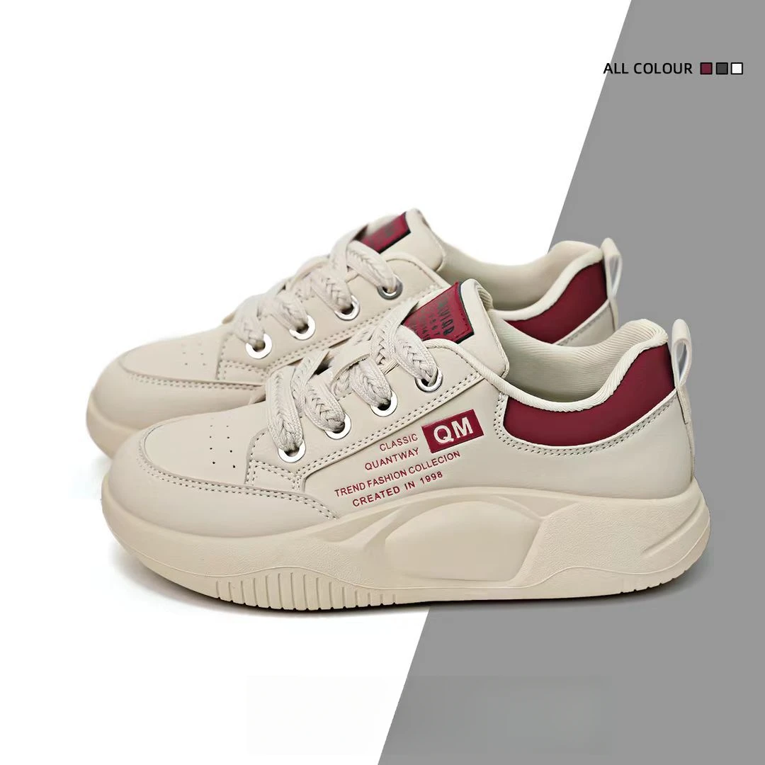 爆款小白鞋新款韩版ins运动跑步女学生厚底增高休闲板鞋H682百搭