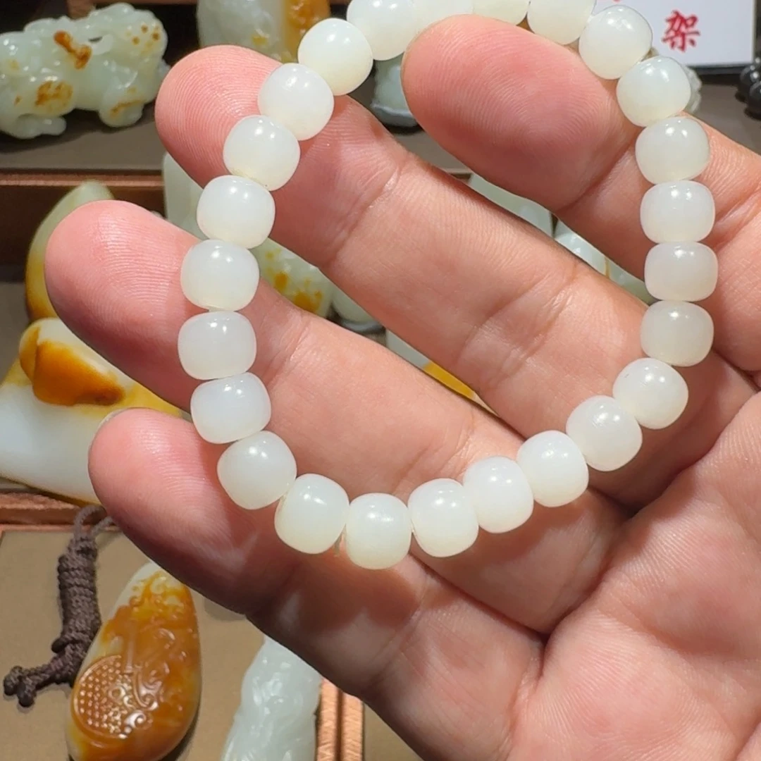 和田玉颈饰未镶嵌福****勤