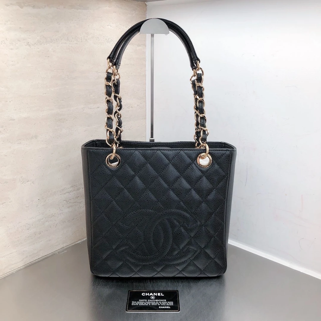 Chanel/香奈儿 单肩包 黑金pst rc6014/2409