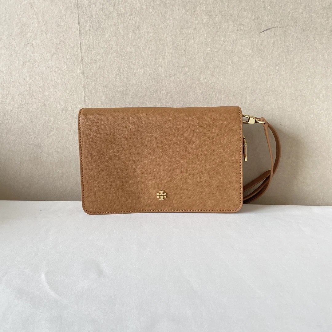 95新 Tory Burch/汤丽柏琦 汤丽柏琦卡其单肩包/jy101710