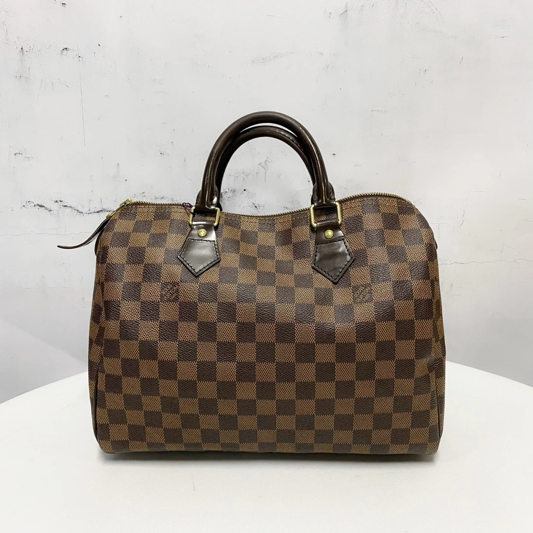 LouisVuitton/路易威登 手提包 Lv棋盘格speedy30 qq6390/2410