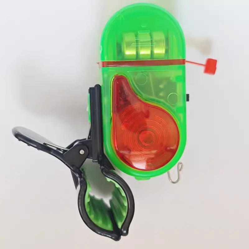 海竿抛竿报警器钓鱼电子自动报警器 智能闪光矶钓铃铛闪烁高亮