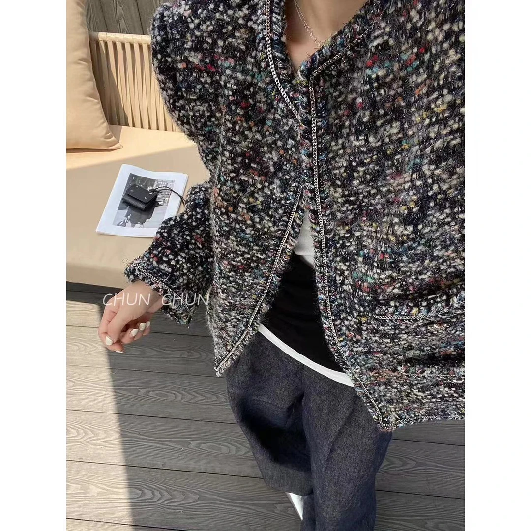 【纯纯女装】高品质定制彩纱小香外套 50437