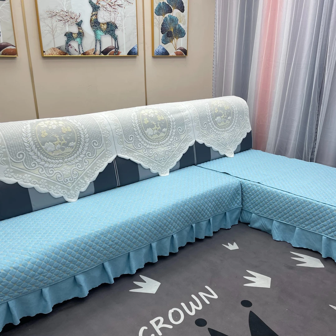 2022轻奢棉麻盖布沙发垫四季通用防滑坐垫全包万能沙发套沙发盖布