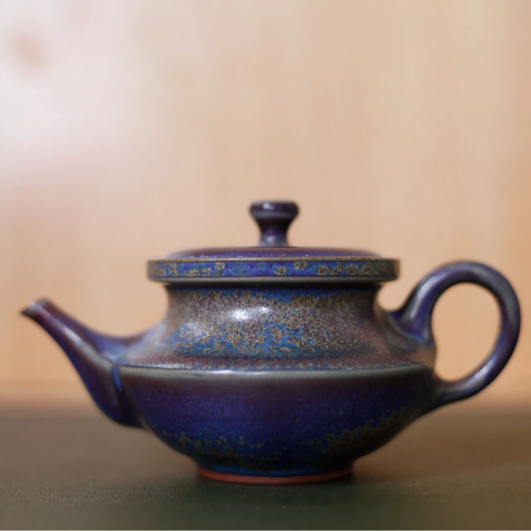秦砖茶海秦砖茶海炫舞壶（钧瓷）纯手工陶瓷色釉