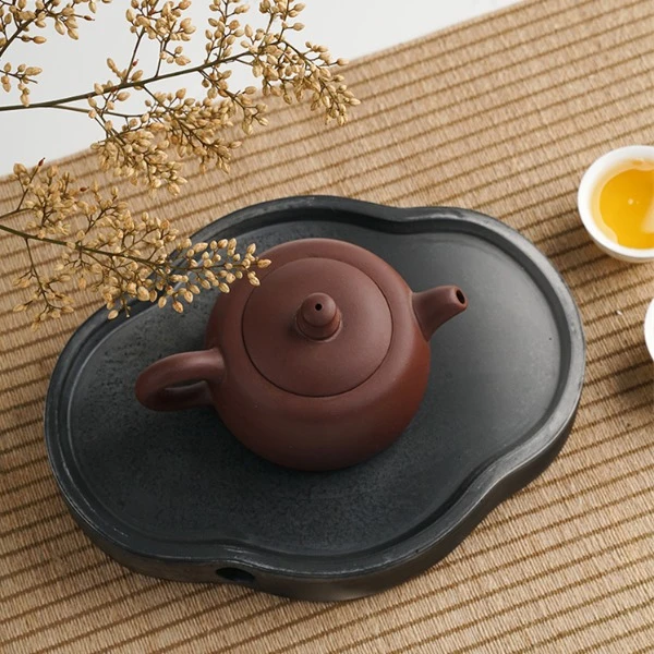 秦砖茶海海棠干泡台|线上专属茶托盘干泡盘