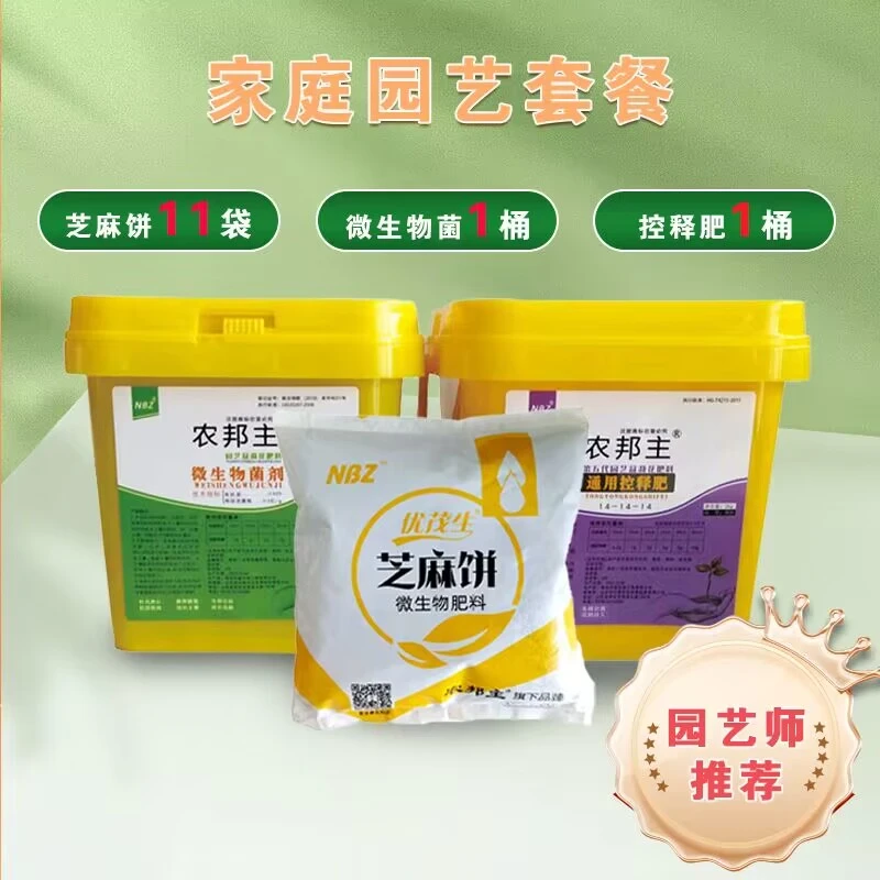 农邦主阿毛推荐罗汉松组合肥庭院露台花园家庭养花植物通用肥方便
