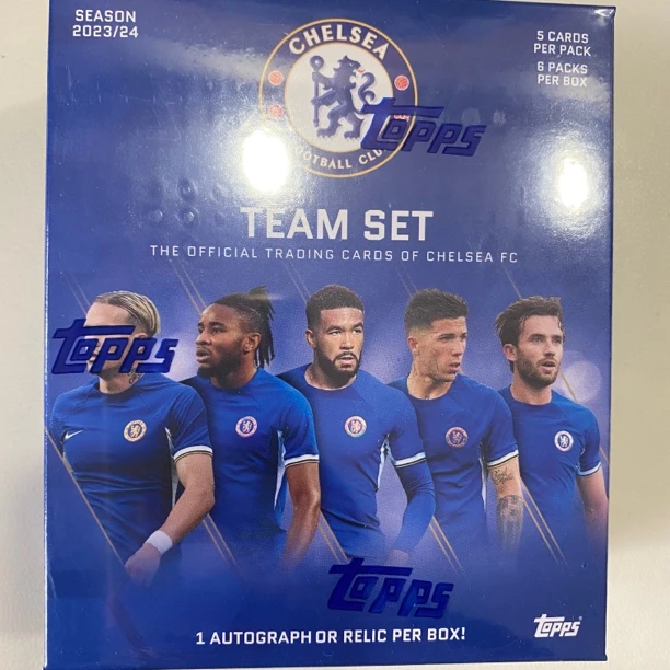 【代拆】2023-24topps 切尔西Team Set队盒球星卡盲盒