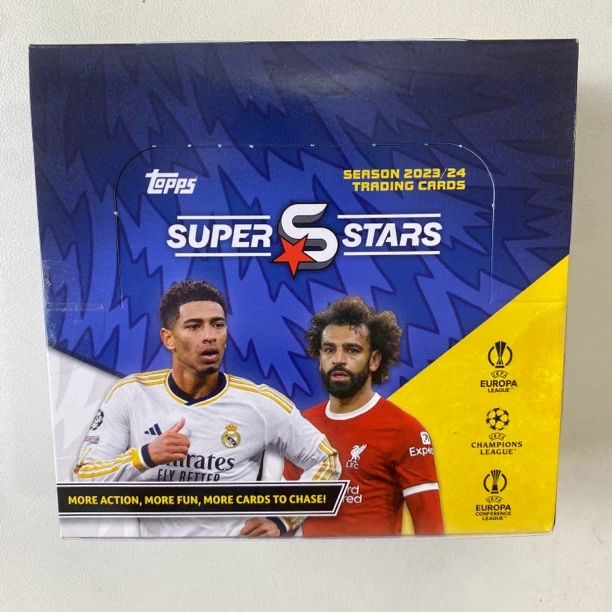 【代拆】2023/24赛季 超巨欧战 hobby TOPPS系列足球球星卡盲盒