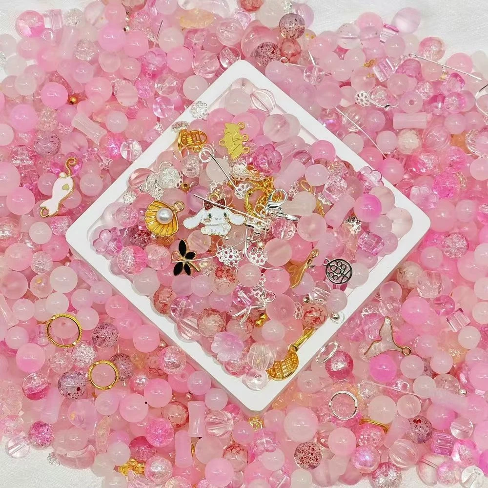 8MM称斤琉璃品质尺寸小女孩手工串珠diy配件女生手链手串材料批发