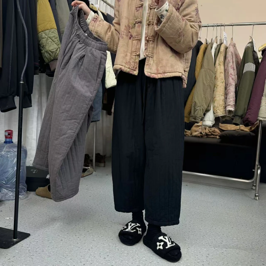 【加厚冬季新款】加棉百搭~休闲棉裤