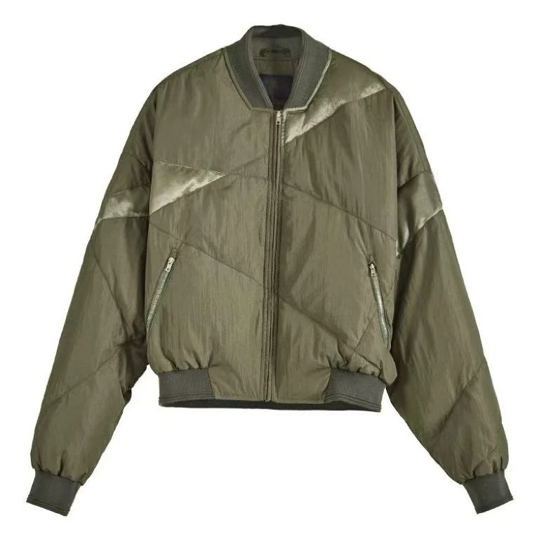 加厚款 配拼色棉服