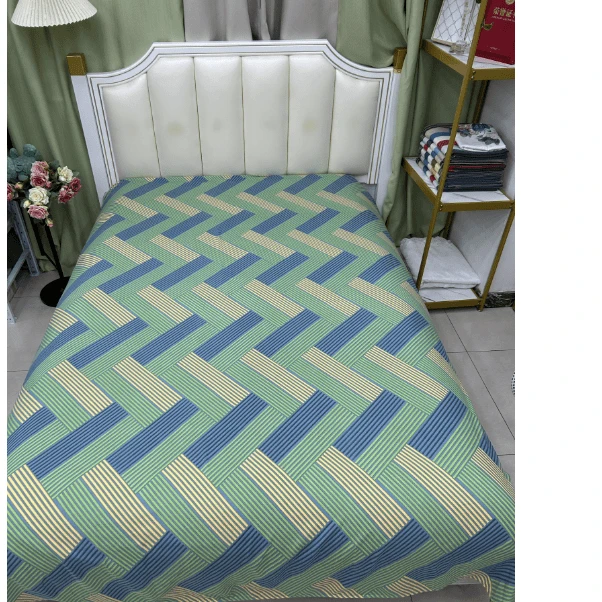 2025新款亲肤棉床单-（梦幻空间绿）200*230