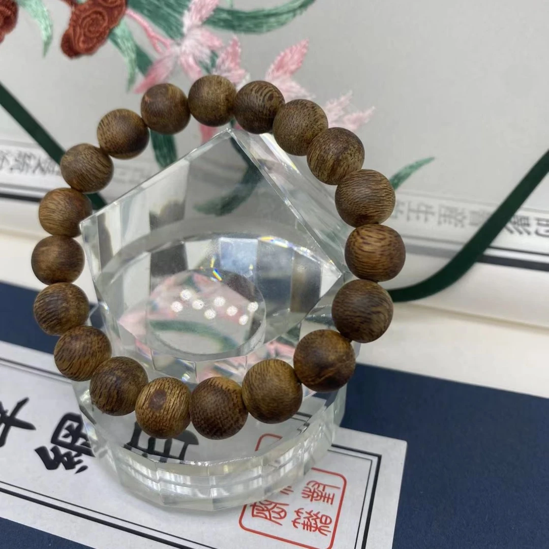 【一姐专属】沉香奇楠张勺子圆珠5克单圈Q72520B5G卡1.0左右