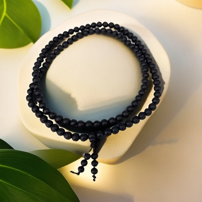 【一姐甄选】十亩香沉水0.8多圈手串108颗【年终狂欢】