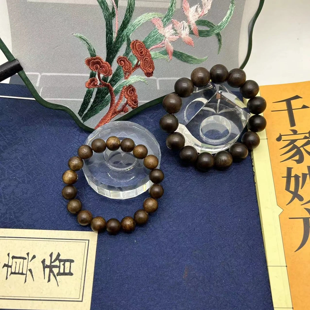【一姐专属】男女款单圈手串款海南沉香规格1.0cm/1.4cm鼎辰三香