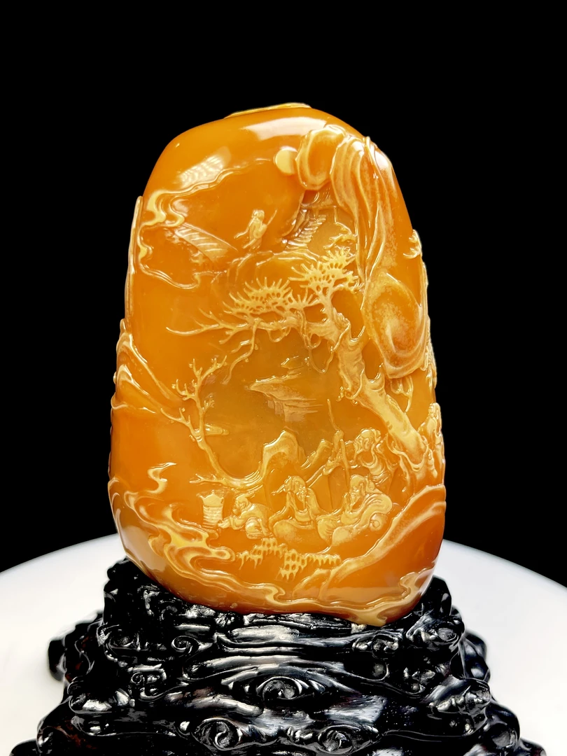 老挝田黄*田黄石*北部田黄石*老挝南部田黄