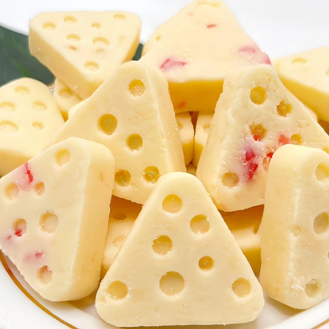 内蒙奶香原味芝士奶酪100g固态独立看球多口味酸甜软糯健康奶制品