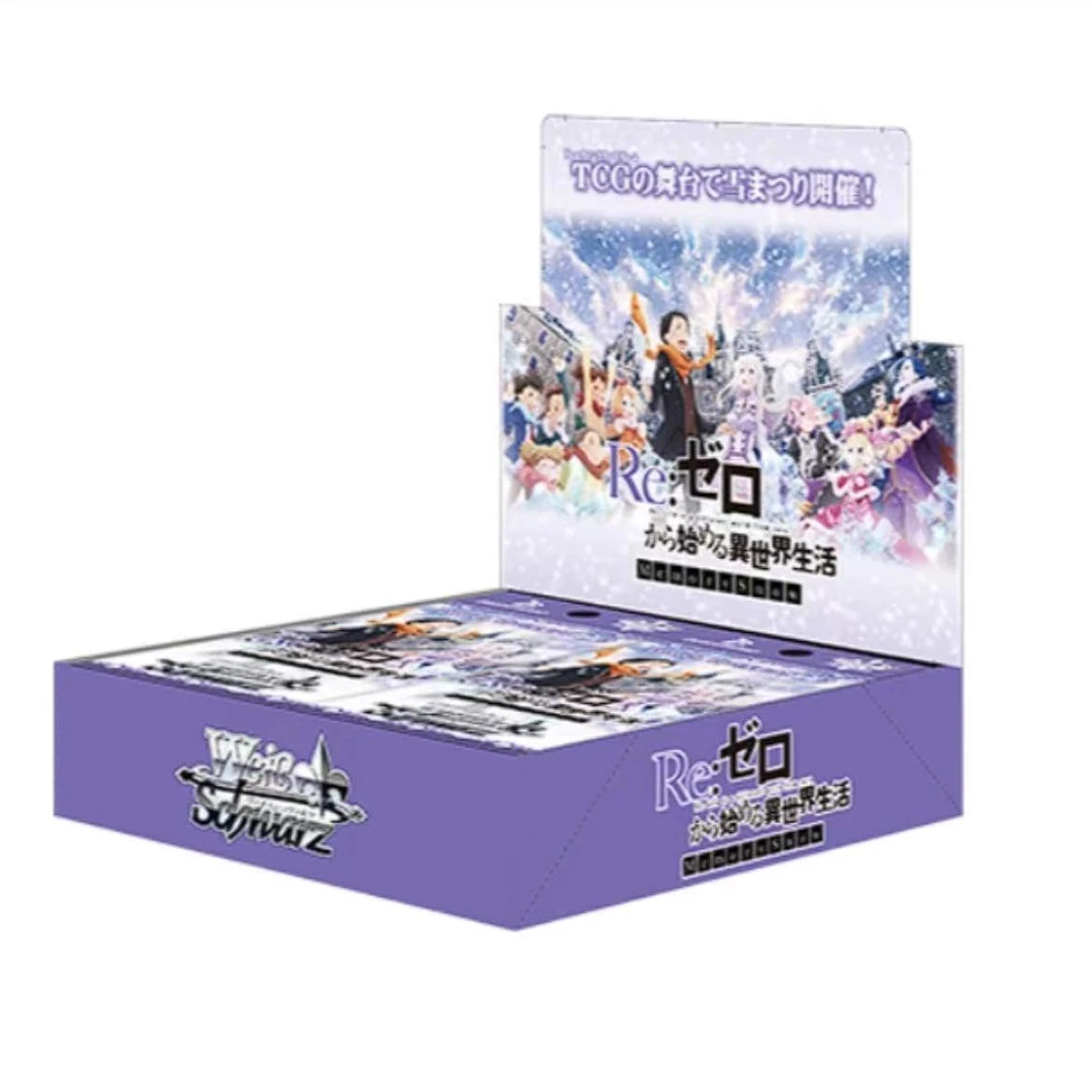 记忆的雪 Re:从零开始的异世界生活 ws黑白双翼卡牌盲盒【拆盒】