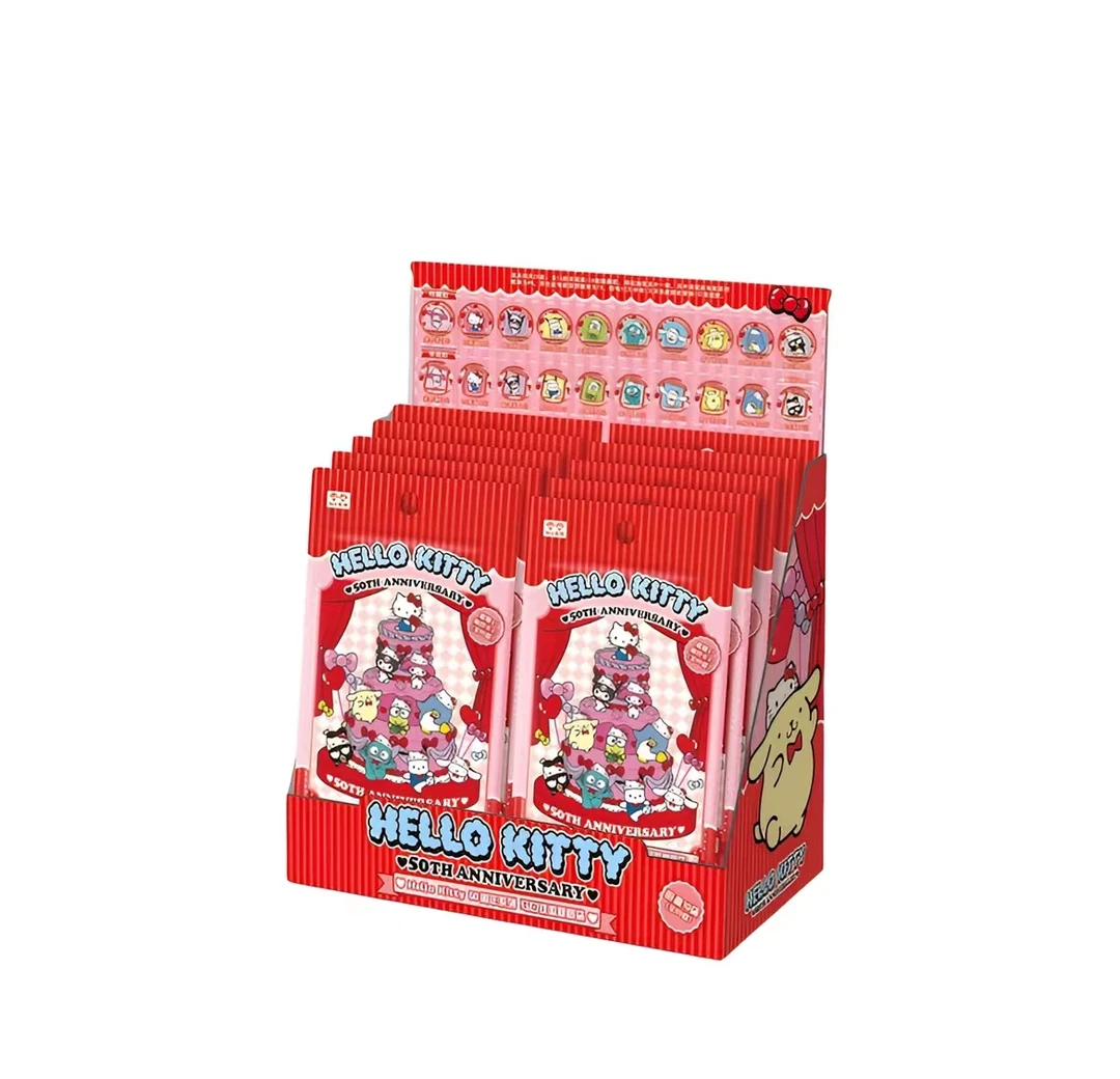 玩点无限Hello Kitty 50周年系列马口铁徽章吧唧(盲盒代拆) 拆封