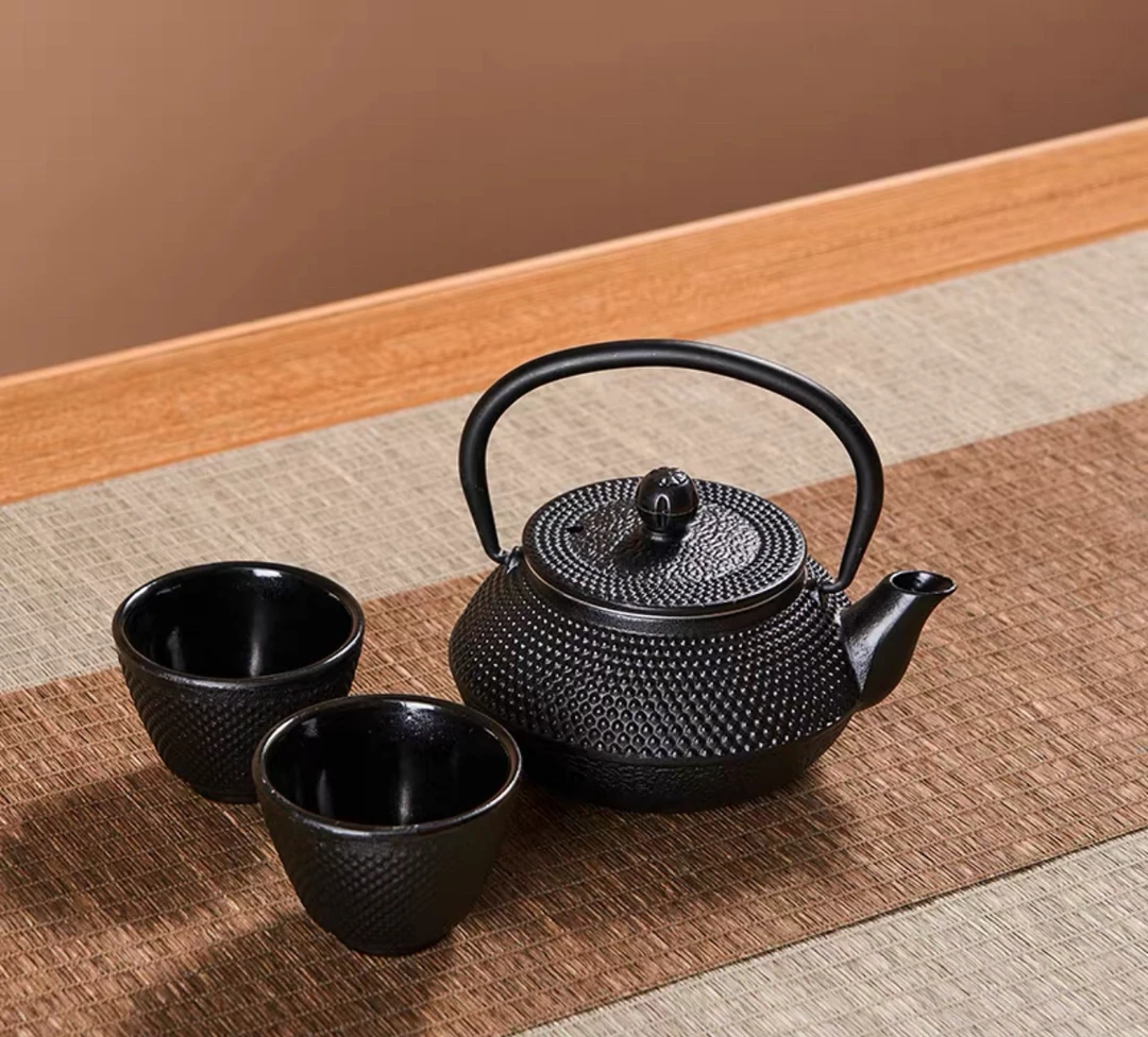 铸铁壶煮茶壶室内烧水泡茶壶专用碳火炉电陶炉器具户外围炉煮茶壶