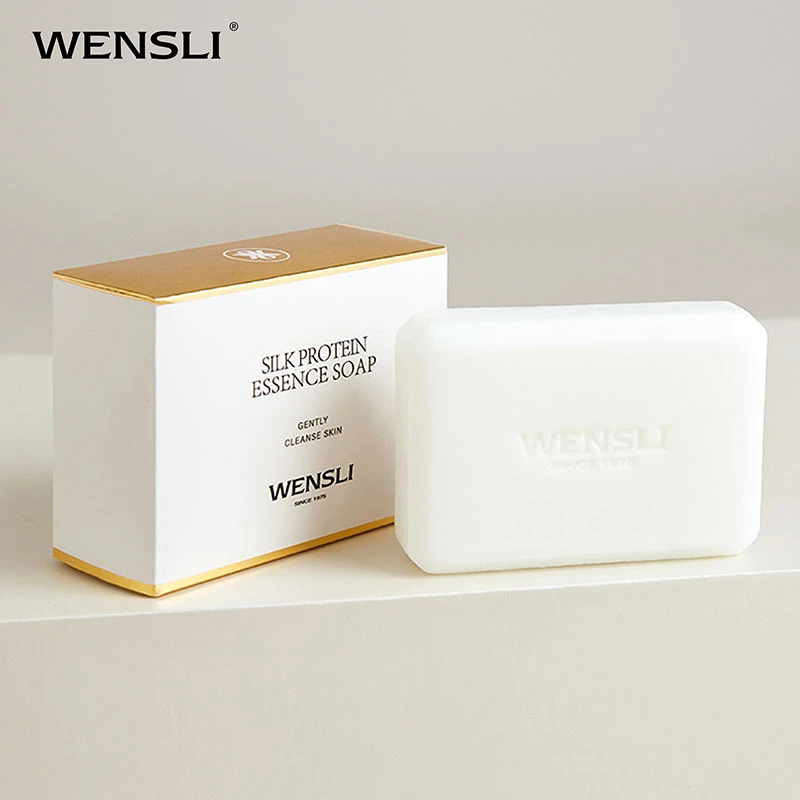 Wensli/万事利【蚕丝皂】150g清洁润肤抑菌滋润保湿蚕丝蛋白精华皂