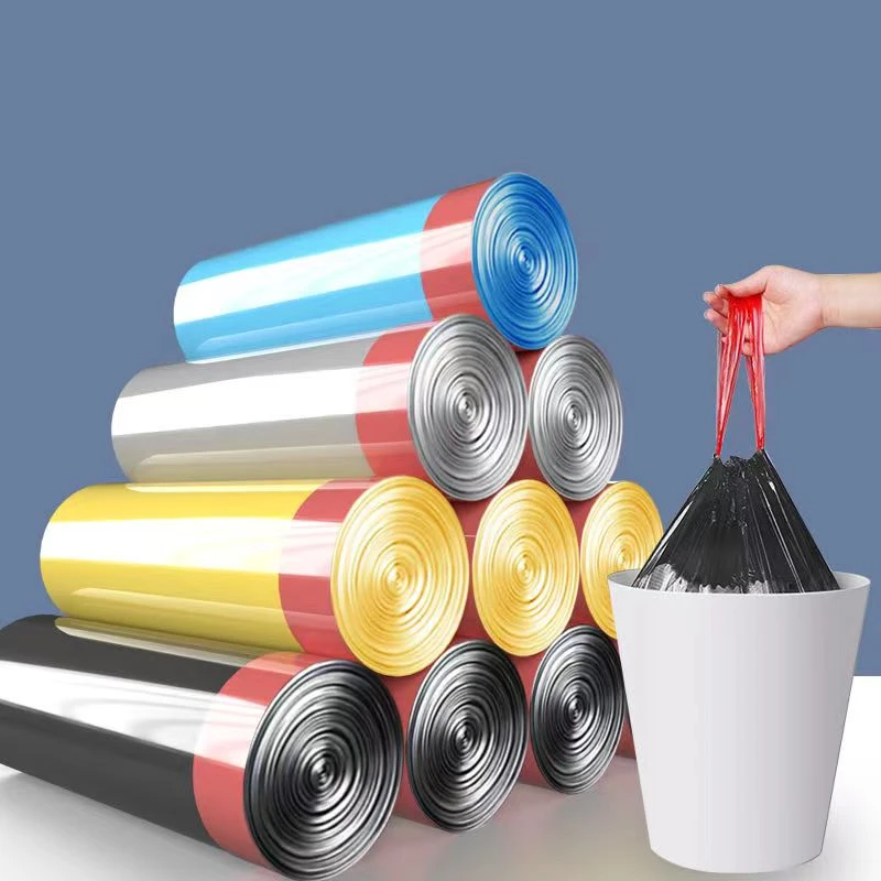 【粉丝福利】家用大卷一次性抽绳式加厚垃圾袋   大号手提收纳袋