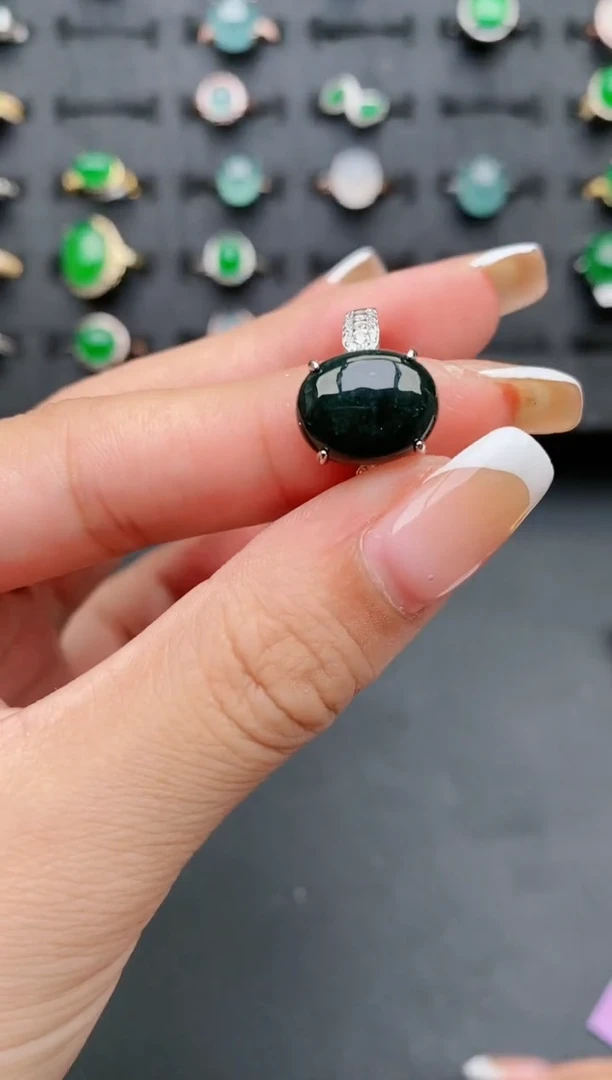 【闪购商品】翡翠戒指银S925镶嵌1111111111111