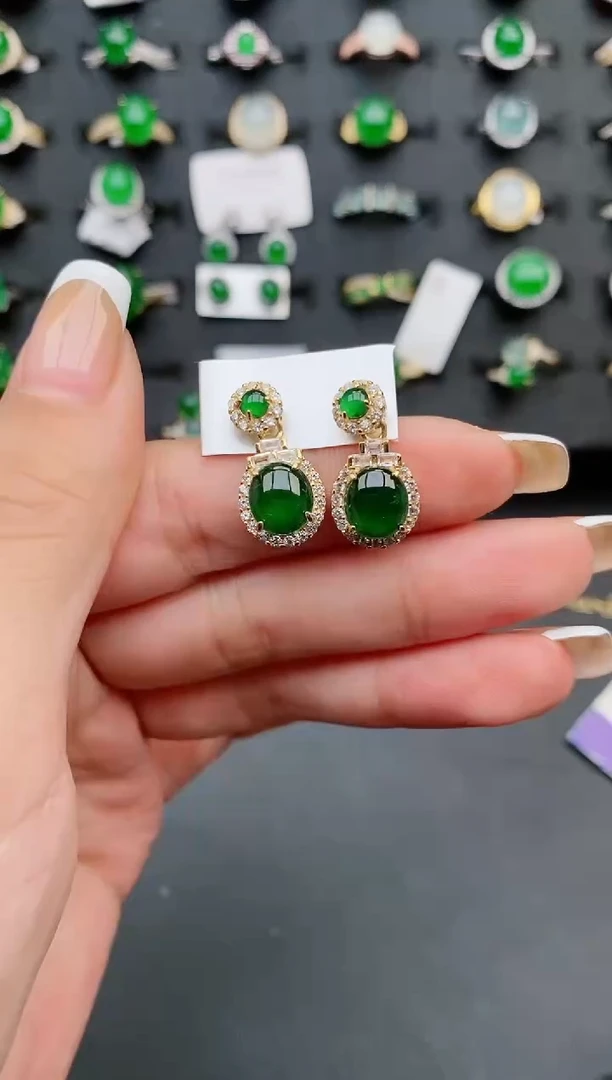 【闪购商品】翡翠戒指银S925镶嵌11111