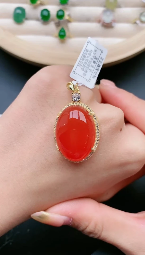 【闪购商品】玛瑙/玉髓戒指银S925镶嵌111111111