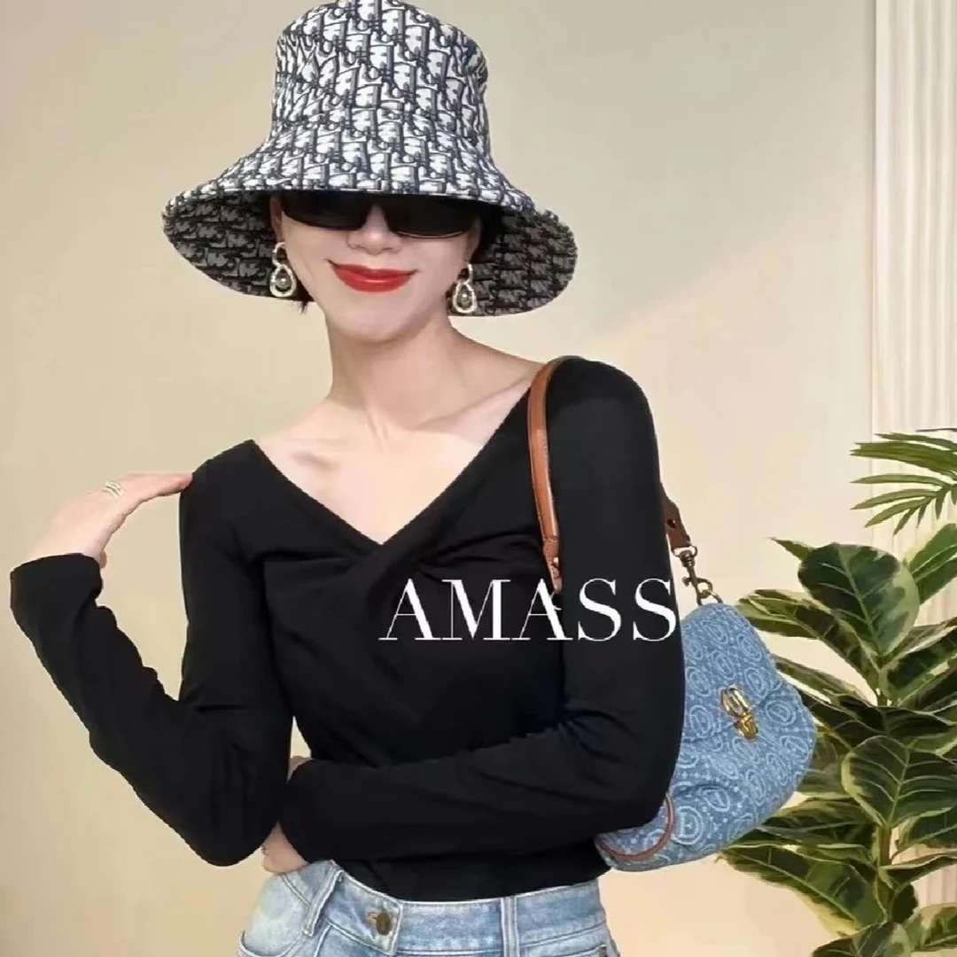 AMASS/阿玛施【商场同款】阿玛施 巴黎恋人V领衫 5300861