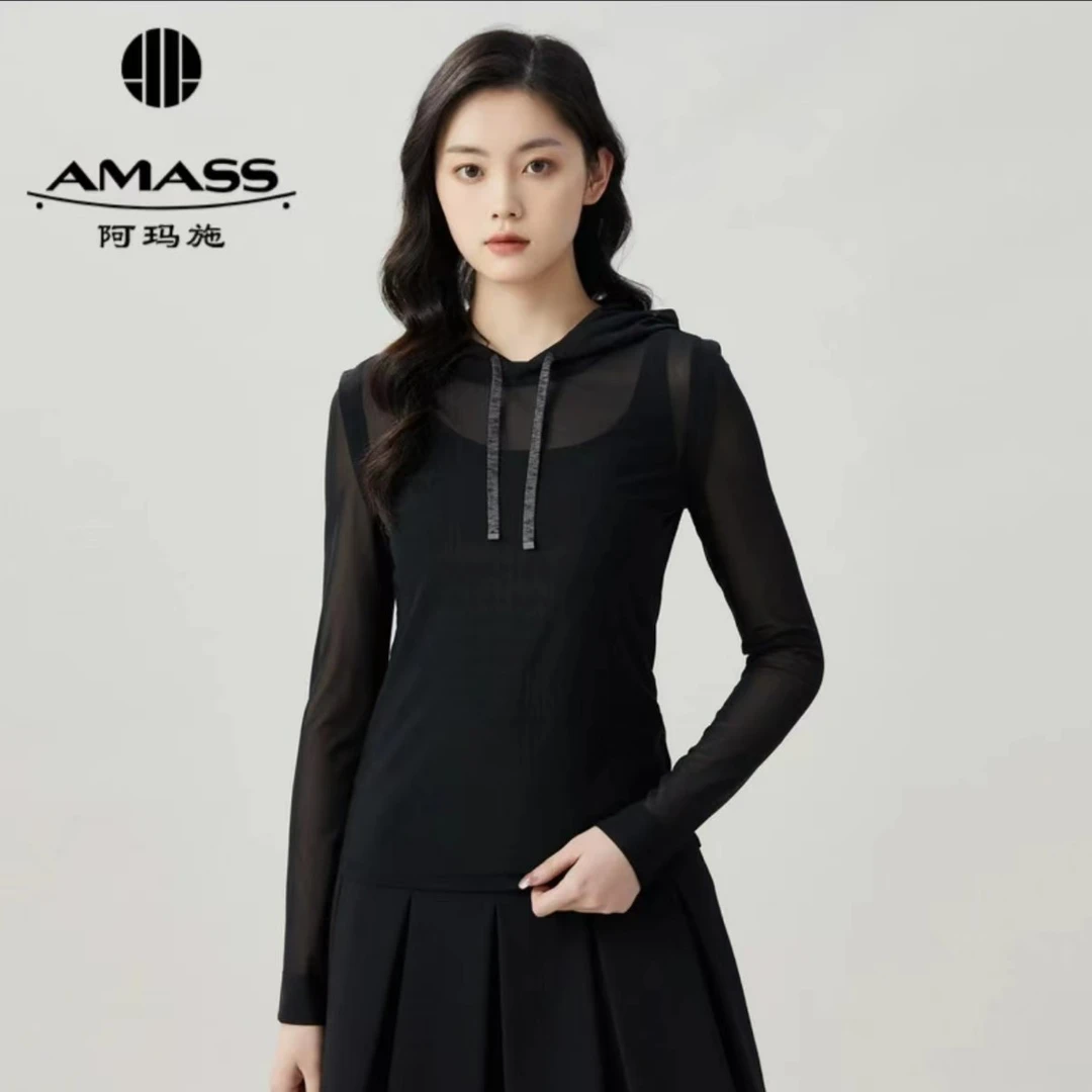 AMASS/阿玛施【商场同款】阿玛施新款帽衫长袖5300863运动时尚