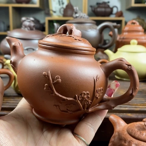 紫砂茶壶任*行原矿紫砂壶